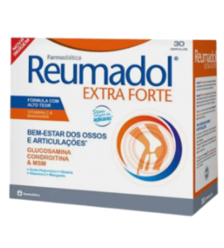 Reumadol  Extra Forte - 30 Ampolas - Farmodietica 